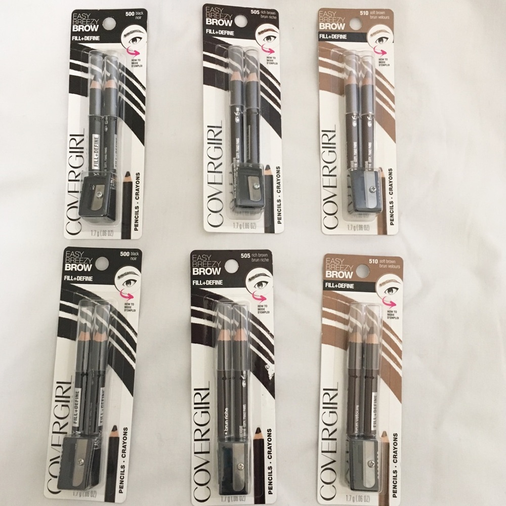 CoverGirl easy breezy eyebrows liners black brown